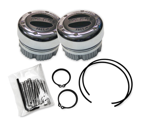 Image of a pair of the Mile Marker 302 Hub with hardware
