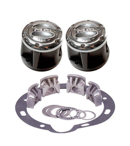 Image of a pair of the Mile Marker 503 Hubs with hardware
