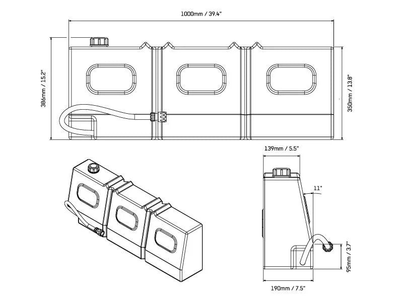 Slanted Water Tank