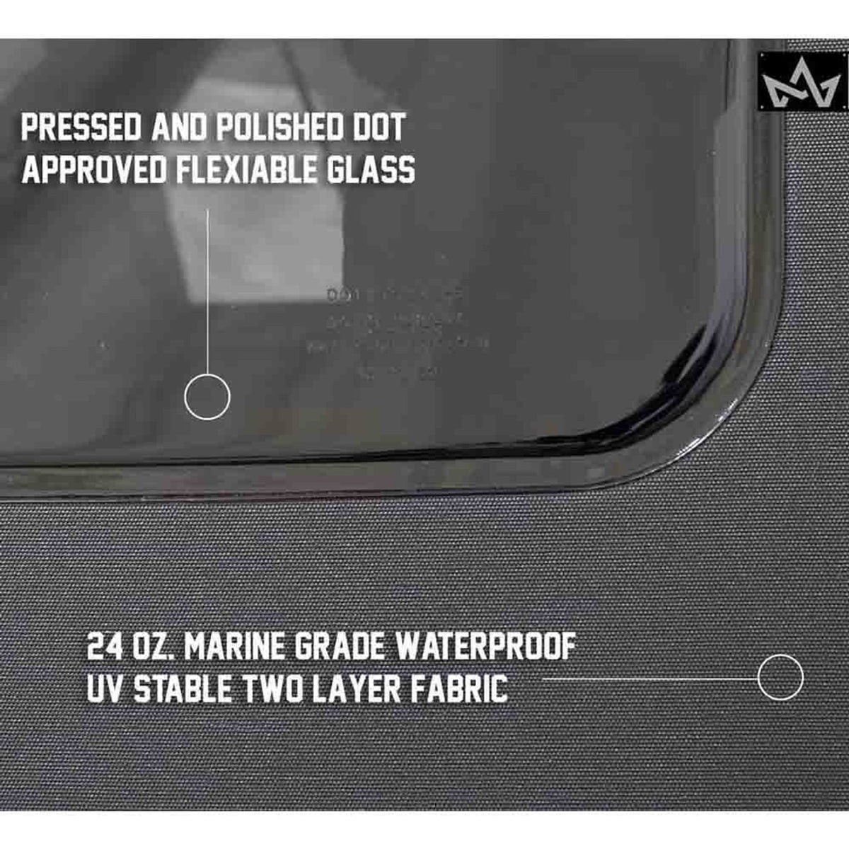 Premium Replacement Soft Top, Black Diamond With Tinted Windows - Jeep Wrangler Unlimited JK 4 Door 2010-2018
