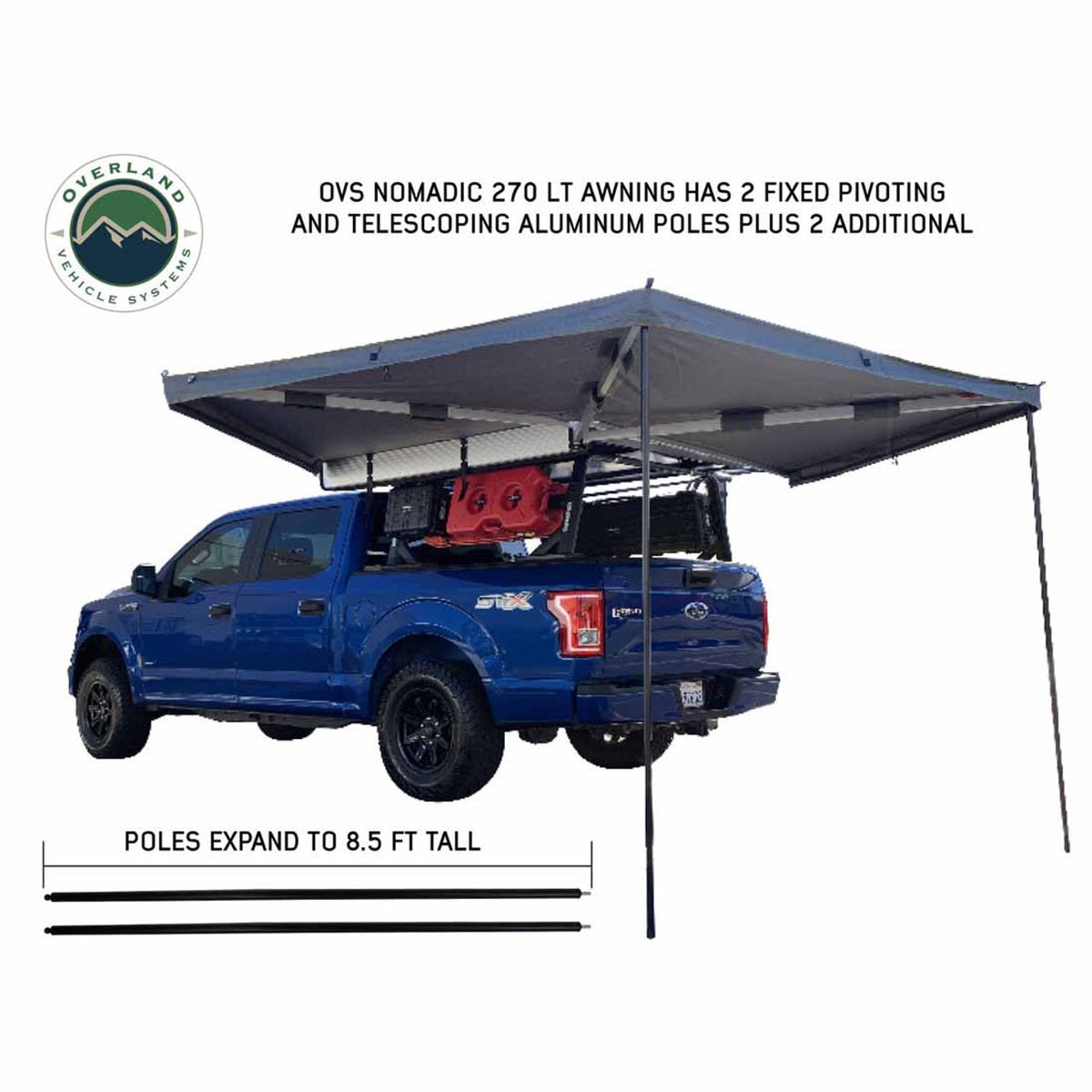 Nomadic 270 LT Driver Side Awning With Bracket Kit