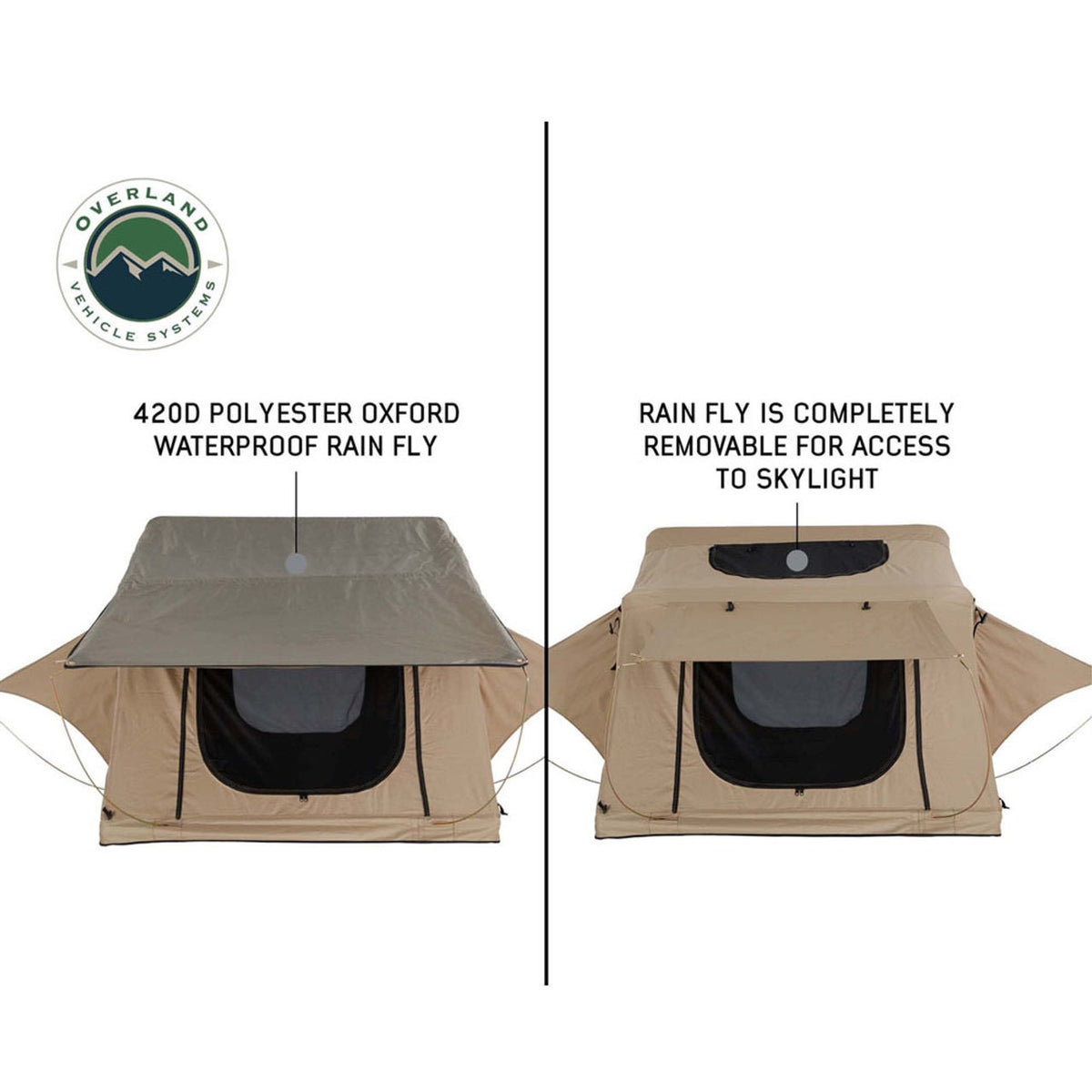 LD TMBK 3 Roof Top Tent With Annex