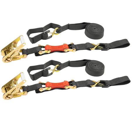 15ft x 1.5in ShockStrap Ratchet Strap, 1k WLL, Commercial Grade - The Perfect Bungee & ShockStrap Tie Downs