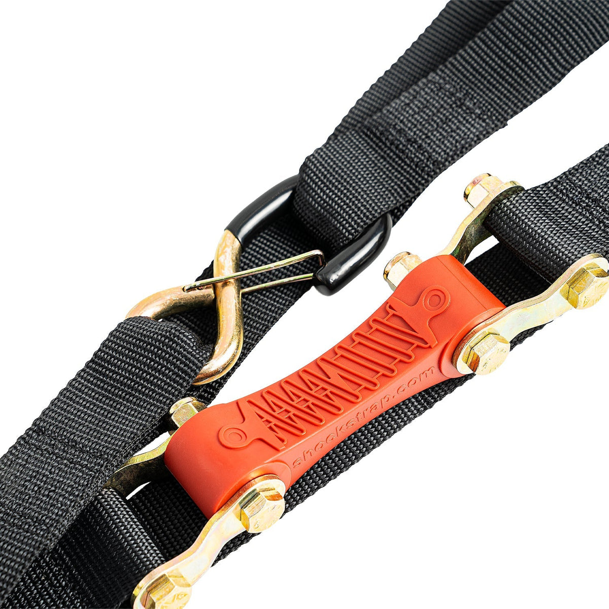 15ft x 1.5in ShockStrap Ratchet Strap, 1k WLL, Commercial Grade - The Perfect Bungee & ShockStrap Tie Downs