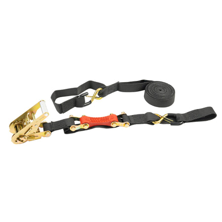 15ft x 1.5in ShockStrap Ratchet Strap, 1k WLL, Commercial Grade - The Perfect Bungee & ShockStrap Tie Downs