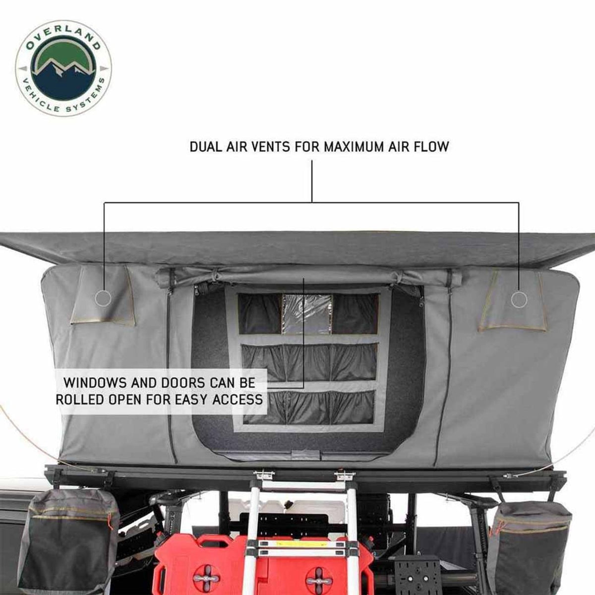 HD Sidewinder - Aluminum Roof Top Tent, 2 Person