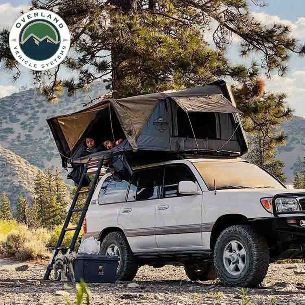 HD Bushveld 4 - Cantilever Hard Shell Roof Top Tent, 4 Person