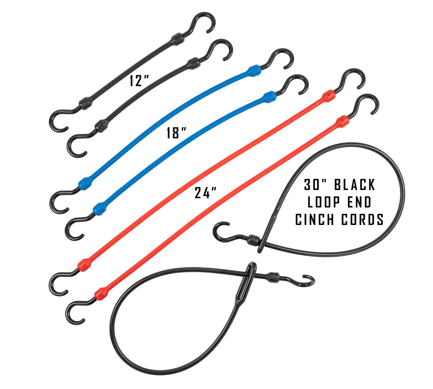 20pc Variety Pack - The Perfect Bungee & ShockStrap Tie Downs