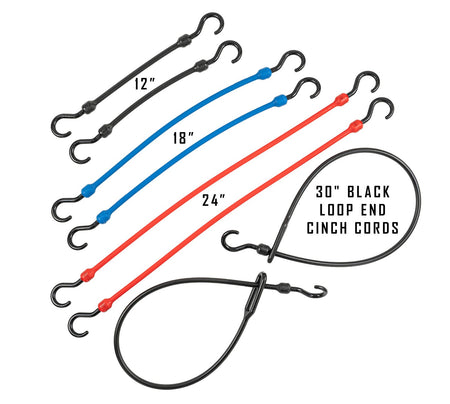 20pc Variety Pack - The Perfect Bungee & ShockStrap Tie Downs