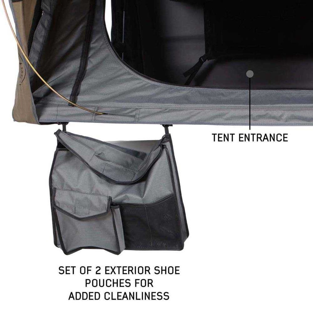 HD Bushveld 4 - Cantilever Hard Shell Roof Top Tent, 4 Person