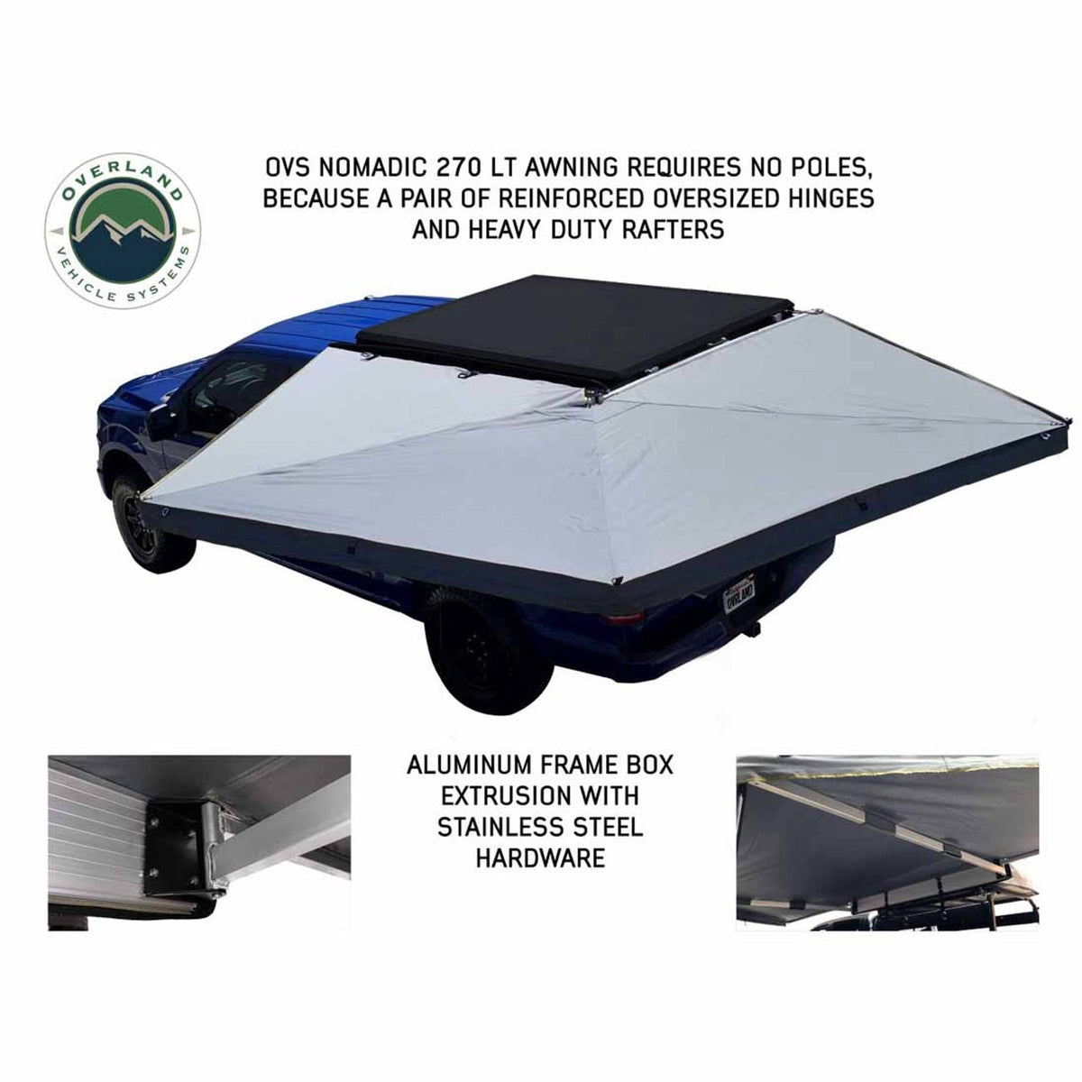 Nomadic 270 LT Driver Side Awning With Bracket Kit