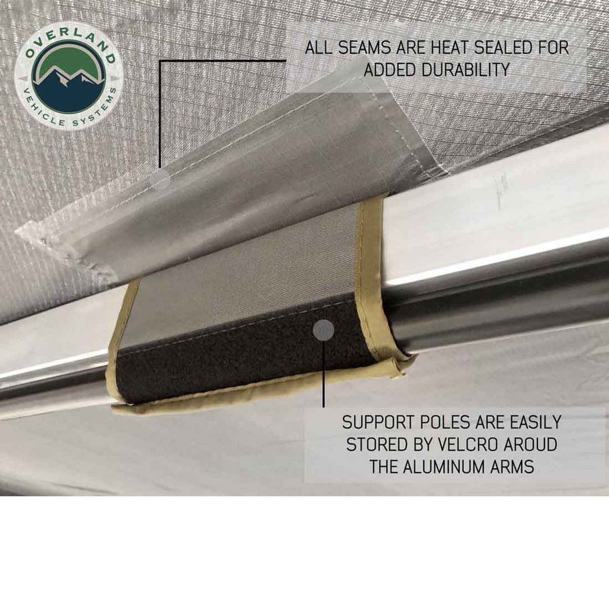 HD Nomadic 180 - Awning, Universal with Extended Poles