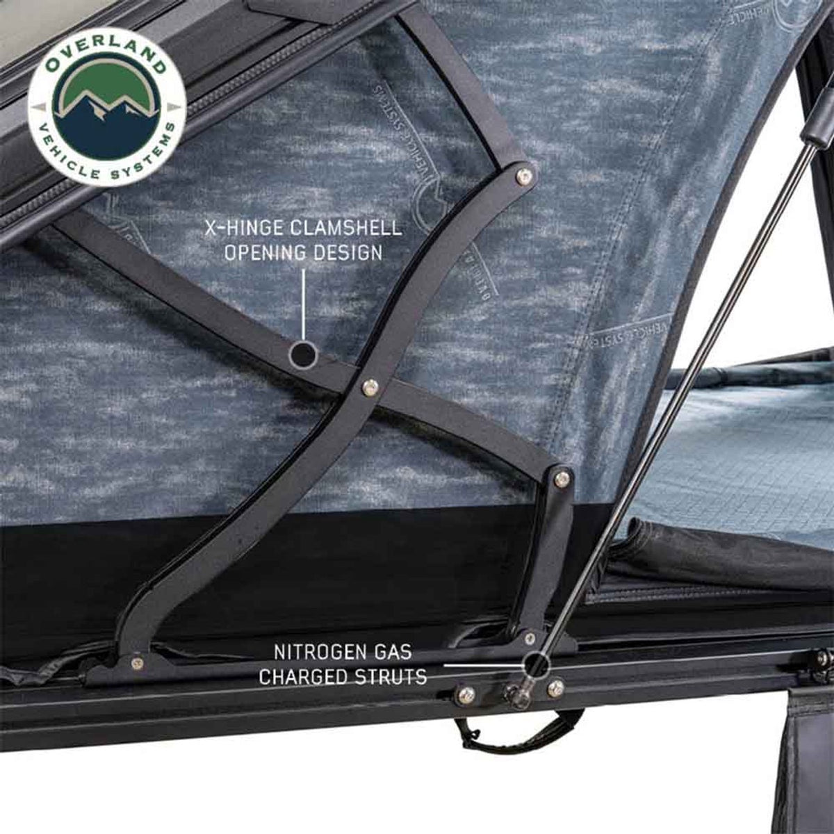 XD Lohtse - Clamshell Aluminum Roof Top Tent, 2 Person
