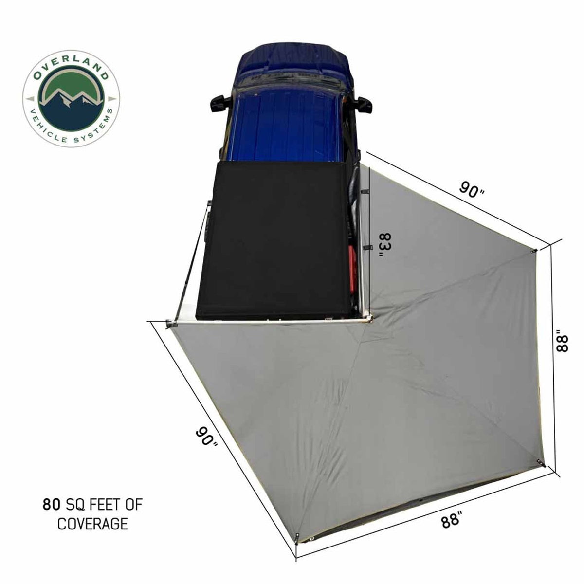 Nomadic 270 LT Passenger Side Awning With Bracket Kit