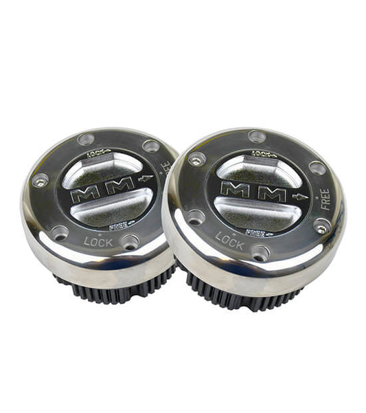 Image of two Mile Marker 459SS Premium Locking Hubs