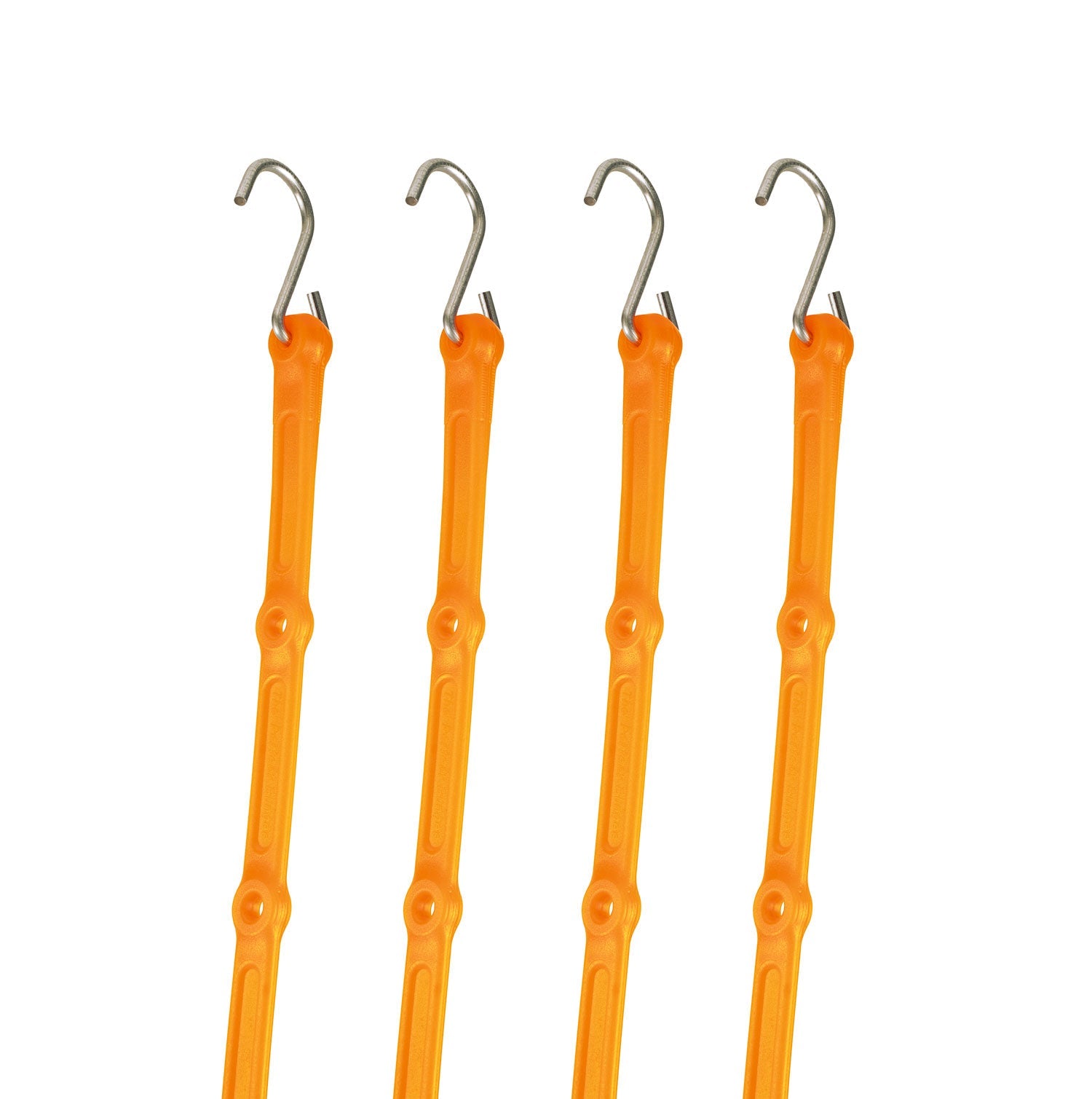 48" Adjust-A-Strap Adjustable Bungee Strap 4 Pack, Galvanized Hooks - The Perfect Bungee & ShockStrap Tie Downs