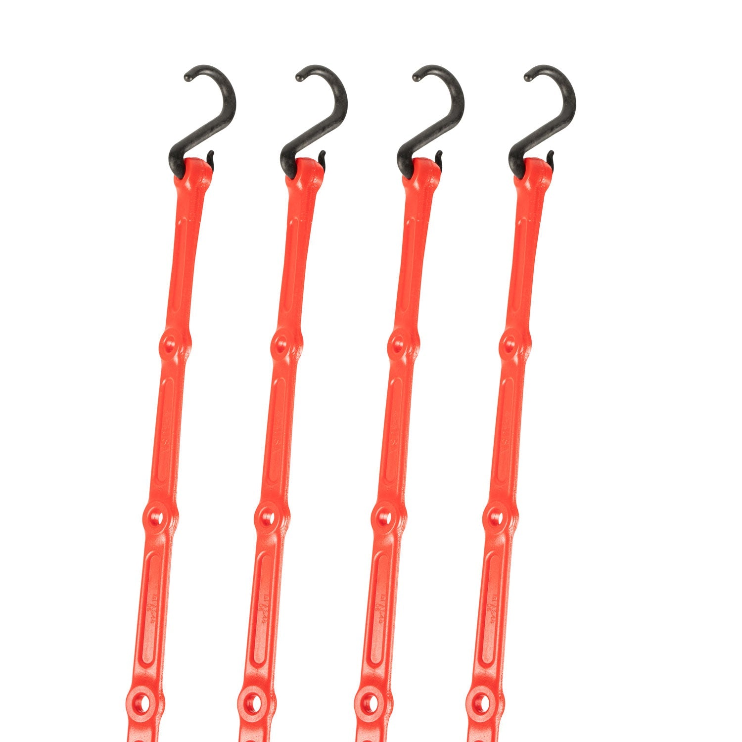 48" Adjust-A-Strap Adjustable Bungee Strap 4 Pack, Nylon Hooks - The Perfect Bungee & ShockStrap Tie Downs