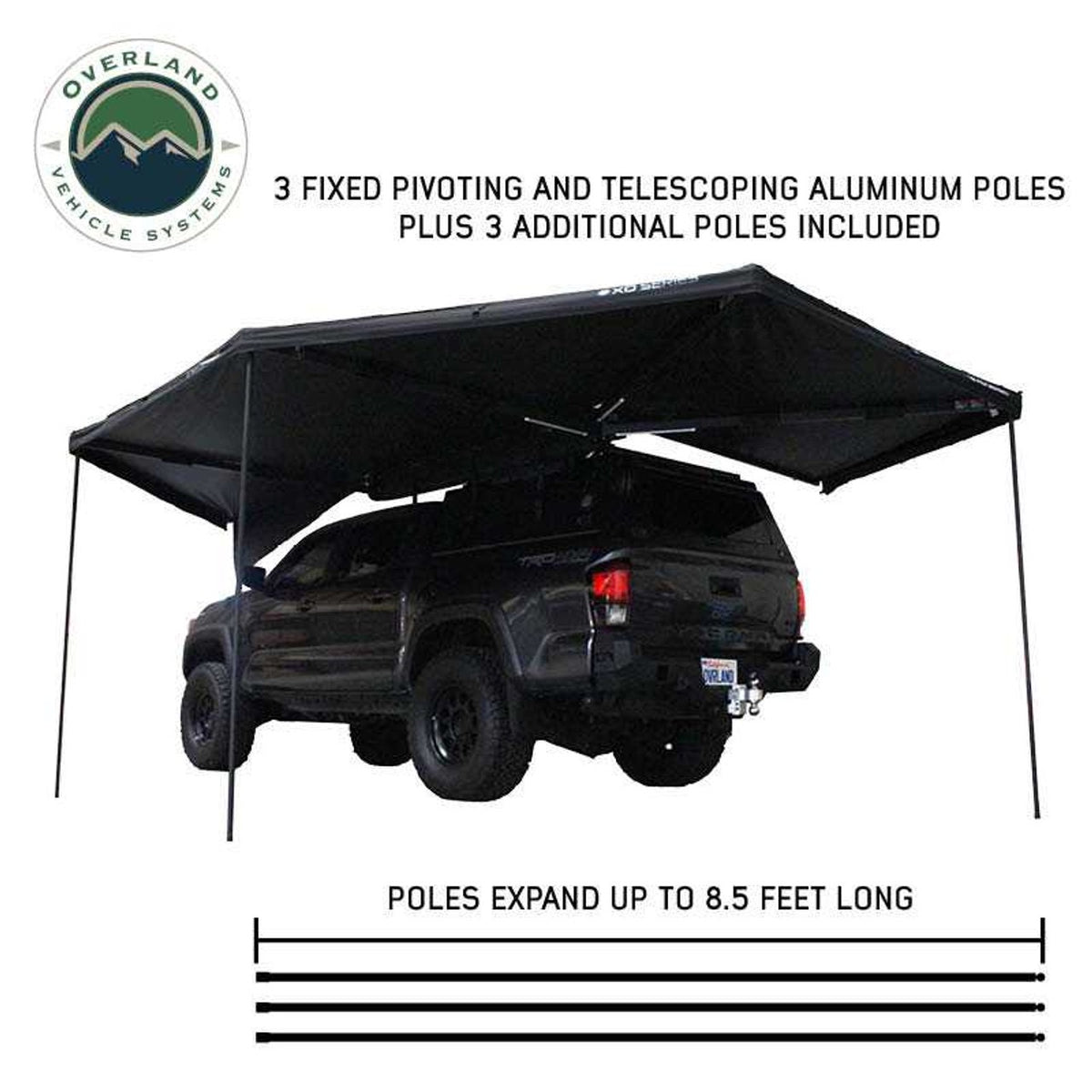 XD Nomadic 270 - Awning W/Lights & Black Out , Driver Side