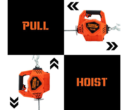 Image showing Mile Marker's Rhino Pull 1000 pull and hoist capabilities