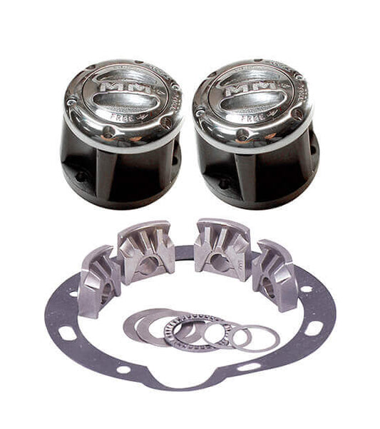 Image of a pair of the Mile Marker 503 Hubs with hardware
