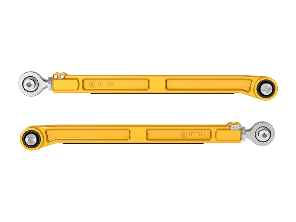 ICON 2022-2025 Toyota Tundra/2023-2024 Toyota Sequoia/2024-2025 Toyota Tacoma Rear Billet Lower Link Kit Gold Anodizing