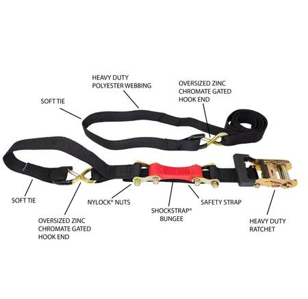 7ft x 1.5in Ratchet Strap - BIHLERFLEX- Premium Tie-Down Products