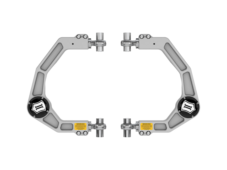 ICON 2021-2024 Ford F-150 Front Billet Upper Control Arms W/ Delta Joint Pro