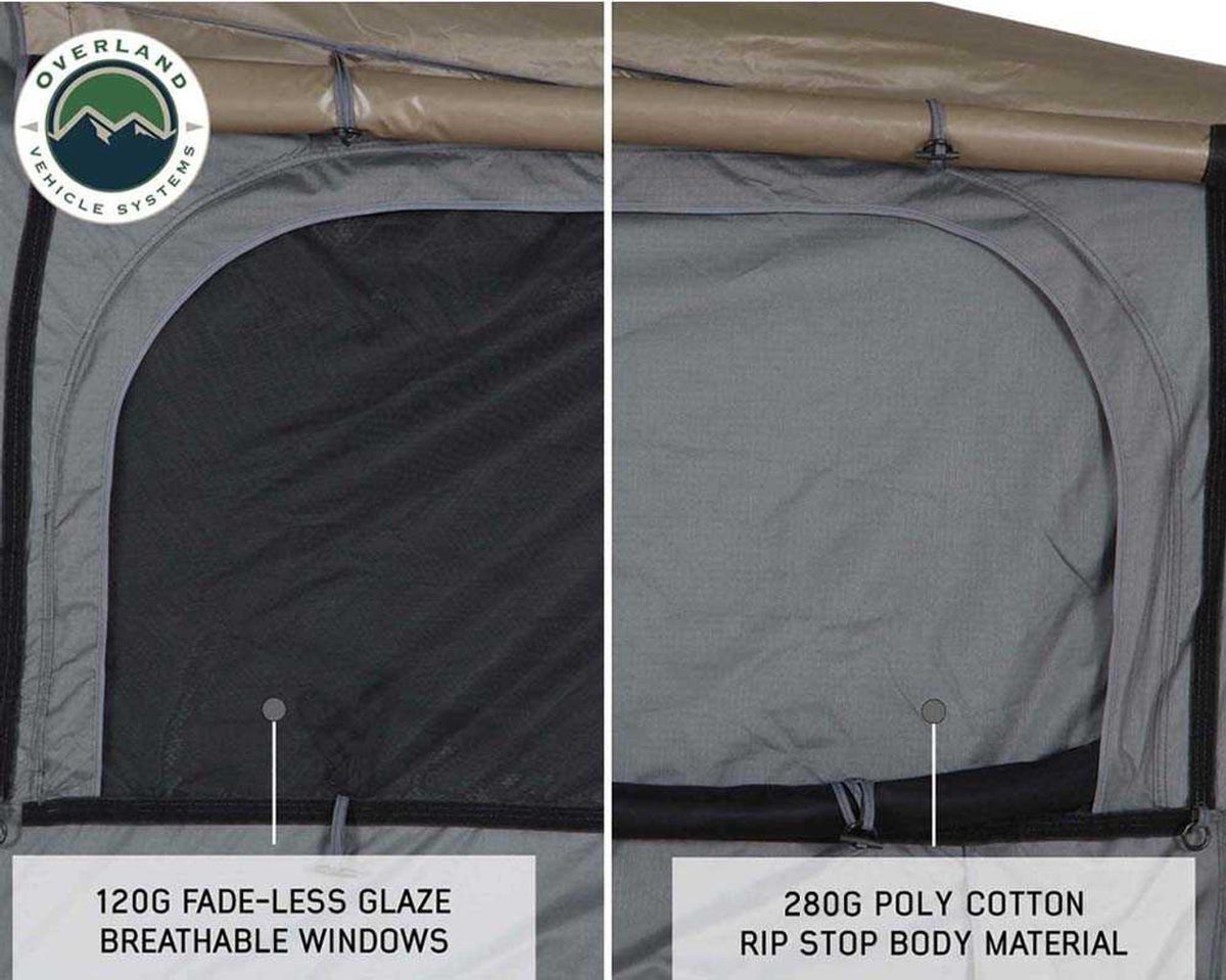 HD Bushveld 4 - Cantilever Hard Shell Roof Top Tent, 4 Person