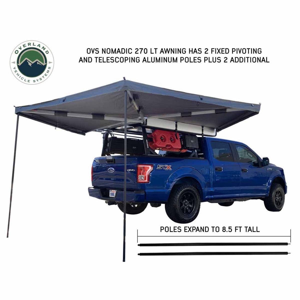 Nomadic 270 LT Passenger Side Awning With Bracket Kit