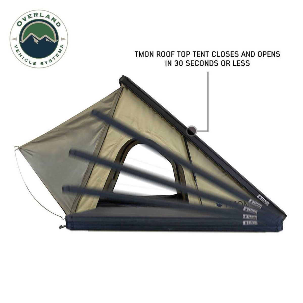 LD TMON - Clamshell Aluminum Roof Top Tent, 2 Person