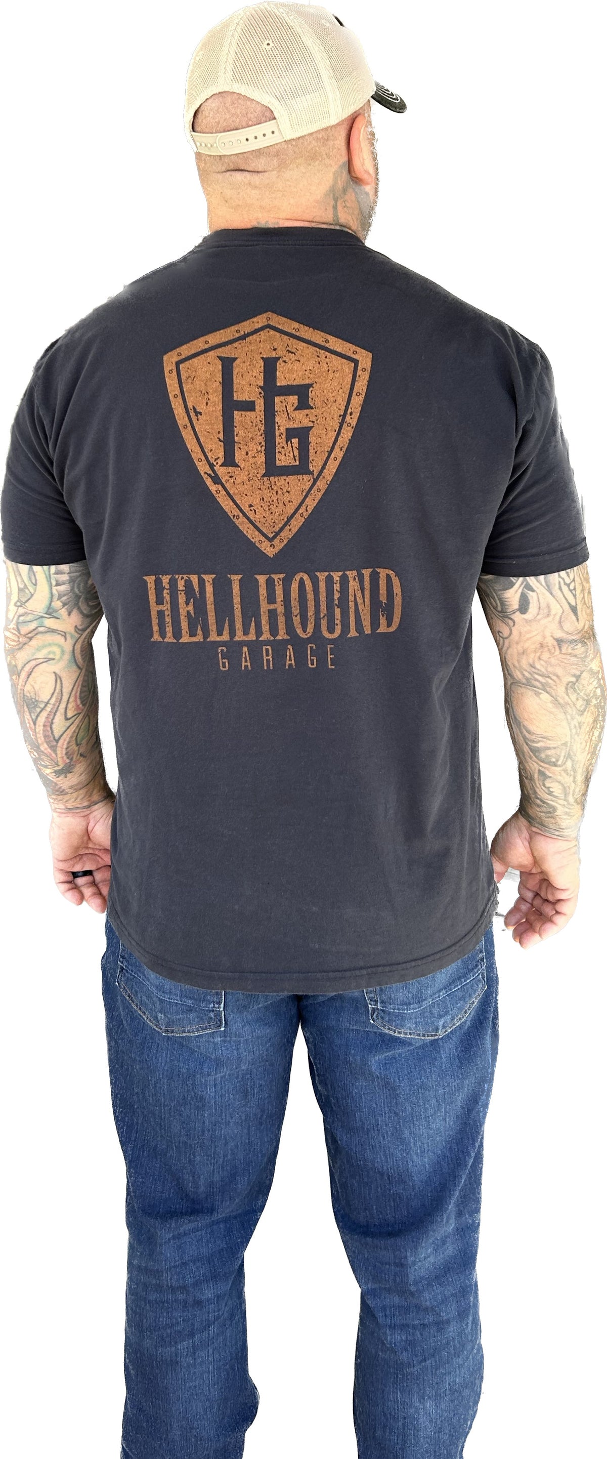 HG Men's Black Short Sleeve Crew Neck Tee