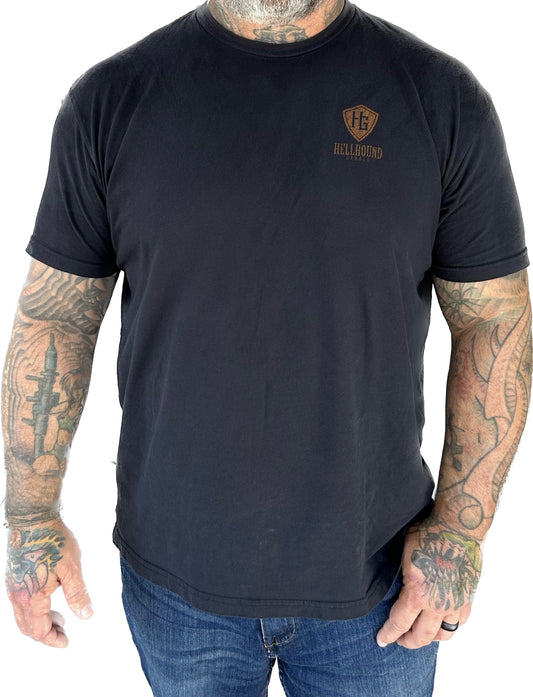 HG Men's Black Short Sleeve Crew Neck Tee