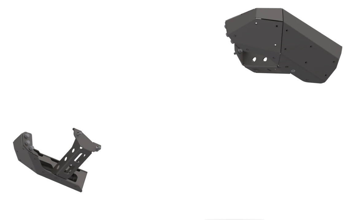 07-Up Jeep Wrangler/Gladiator High Clearance Rear Bumper Corner Pods Boatside Cut