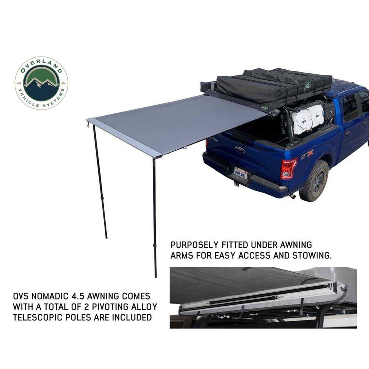 HD Nomadic 1.3 - Awning, 4.5' Long