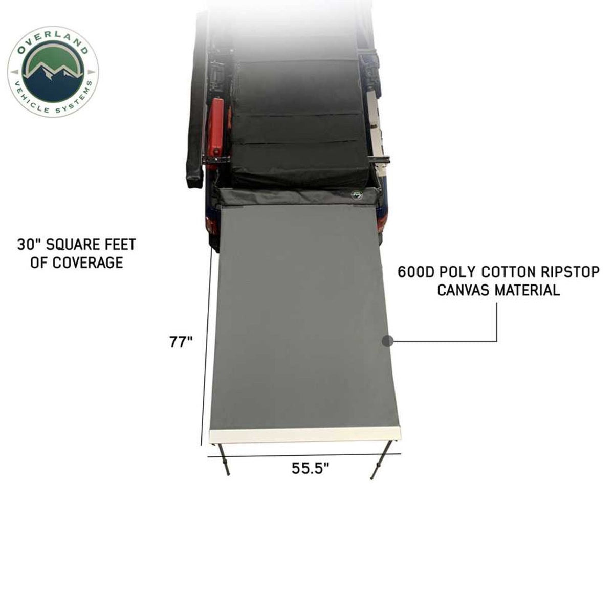 HD Nomadic 1.3 - Awning, 4.5' Long