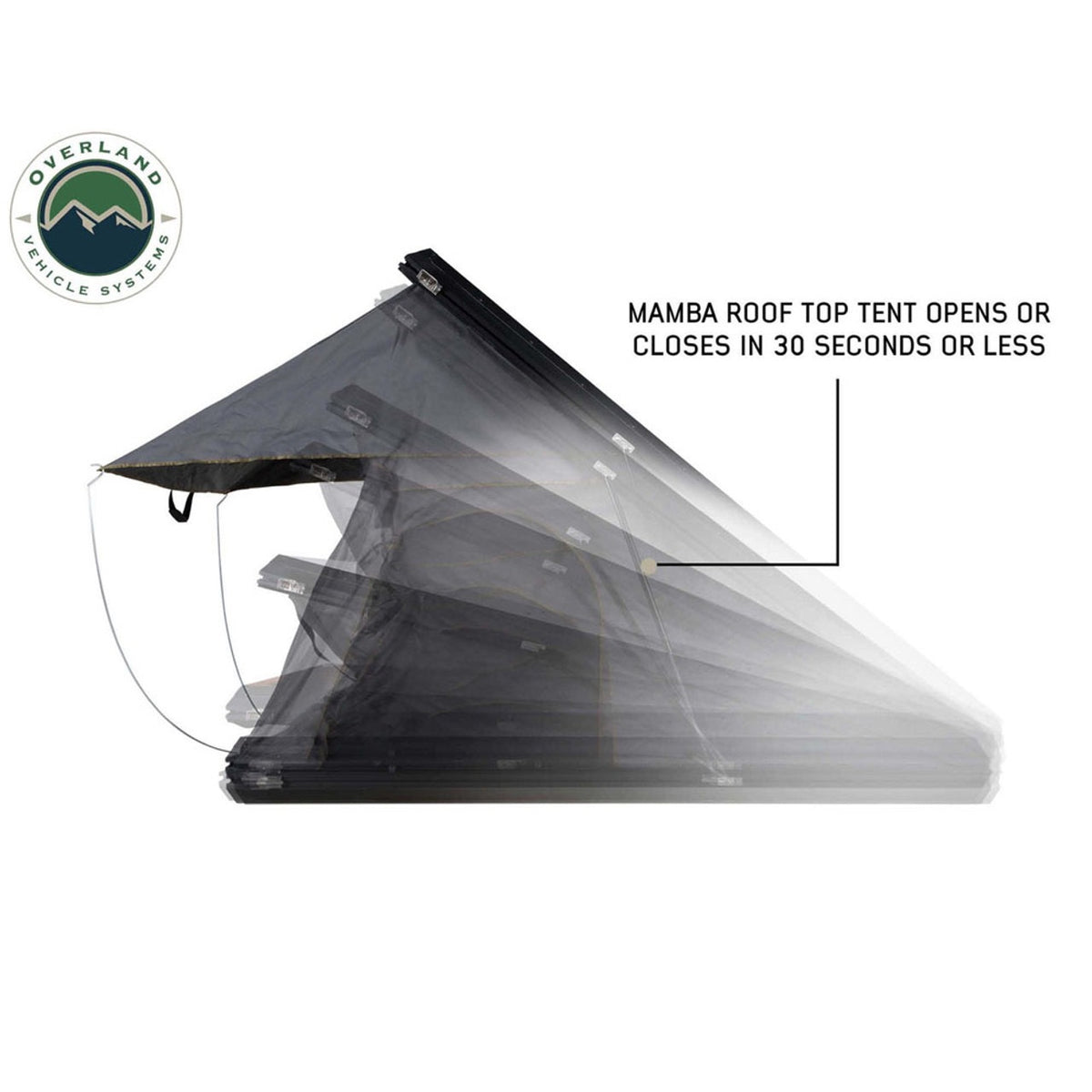 Mamba 3 Clamshell Aluminum Roof Top Tent