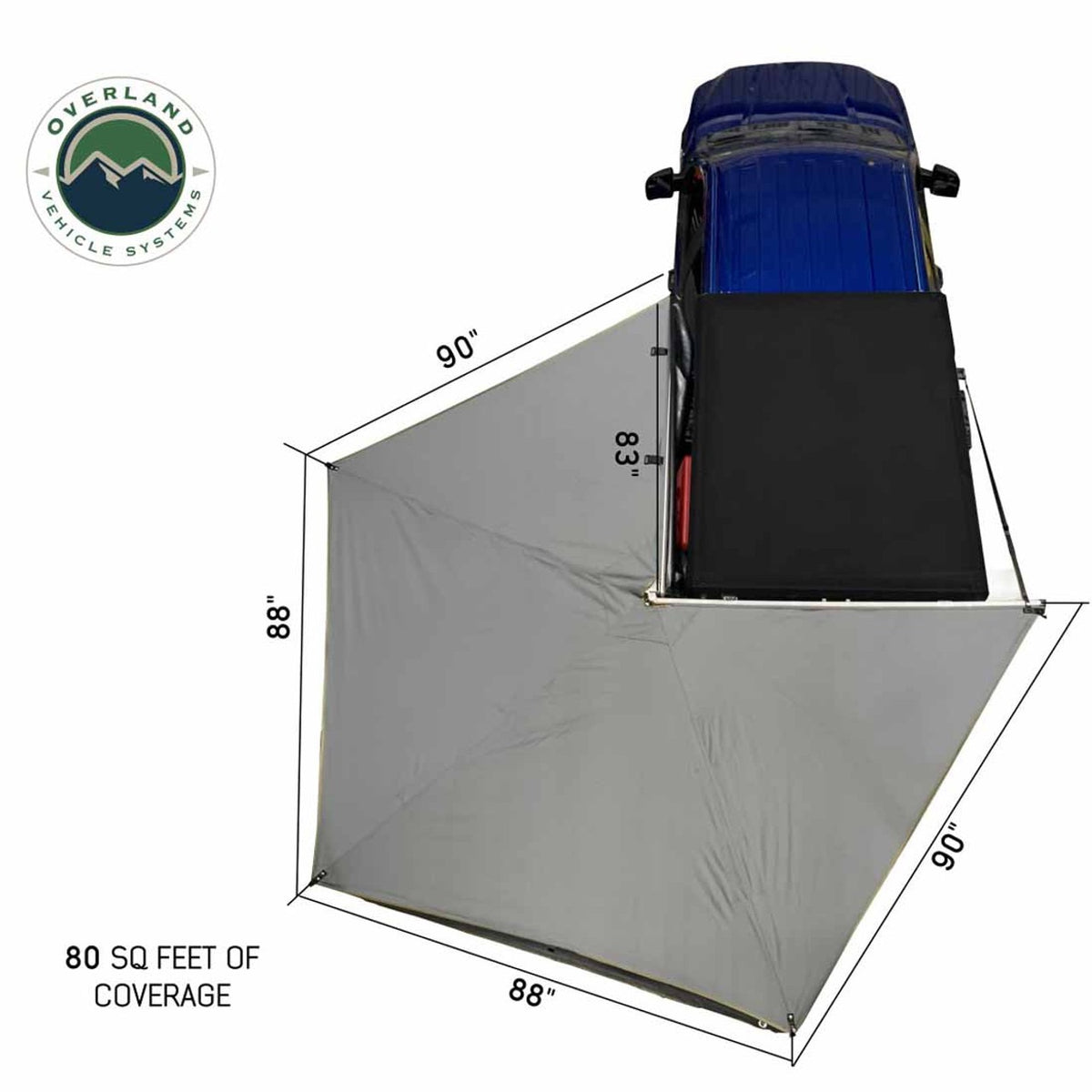 Nomadic 270 LT Driver Side Awning With Bracket Kit