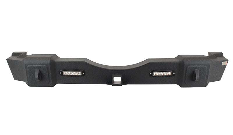 Fishbone Offroad Rear Bumper with LED Lights for 2007-2018 Jeep Wrangler FB22032