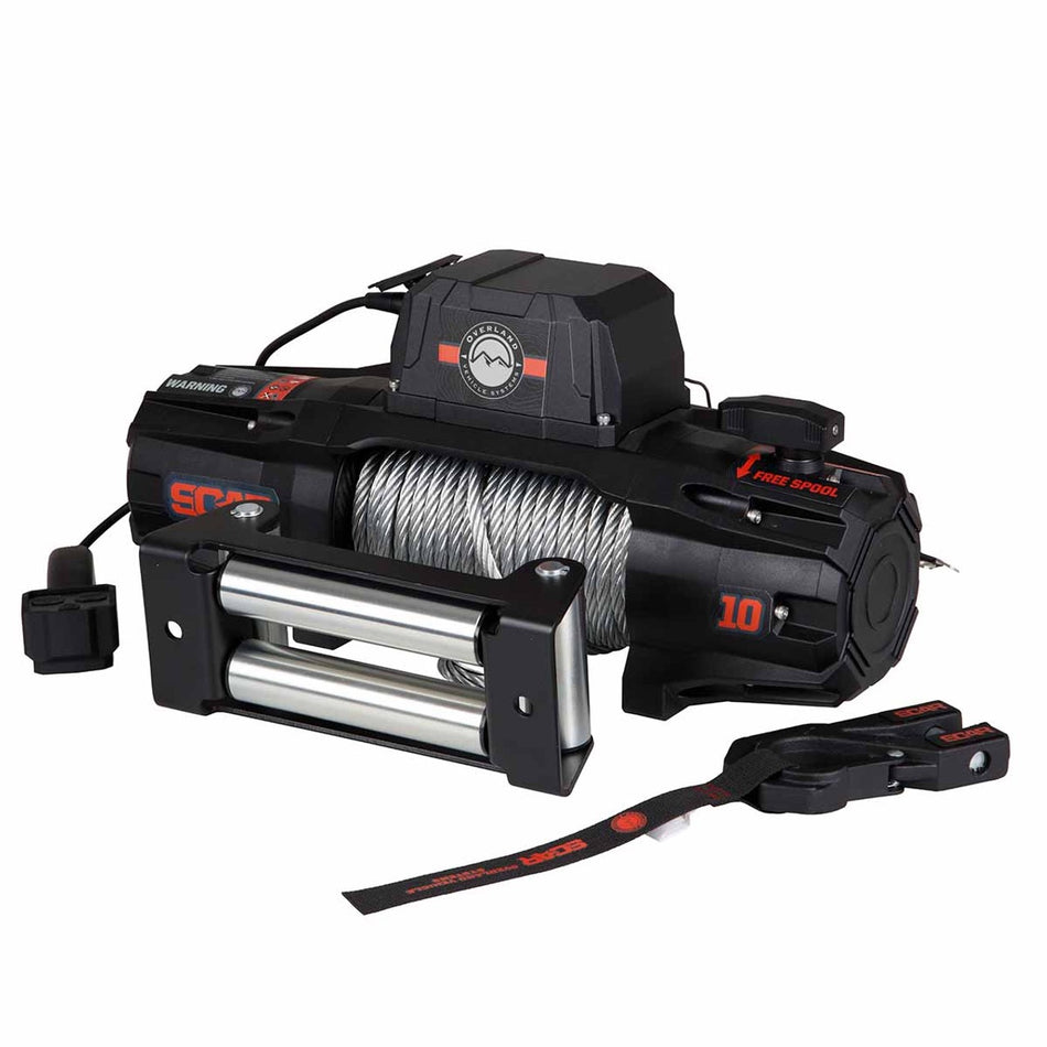 SCAR 10 - 10,000 lb. Winch With Wireless Remote