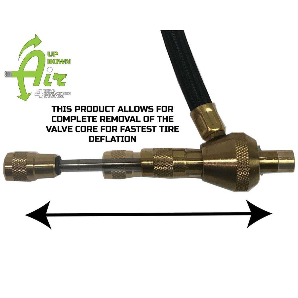 Digital Tire Deflator With Valve Kit & Storage Bag