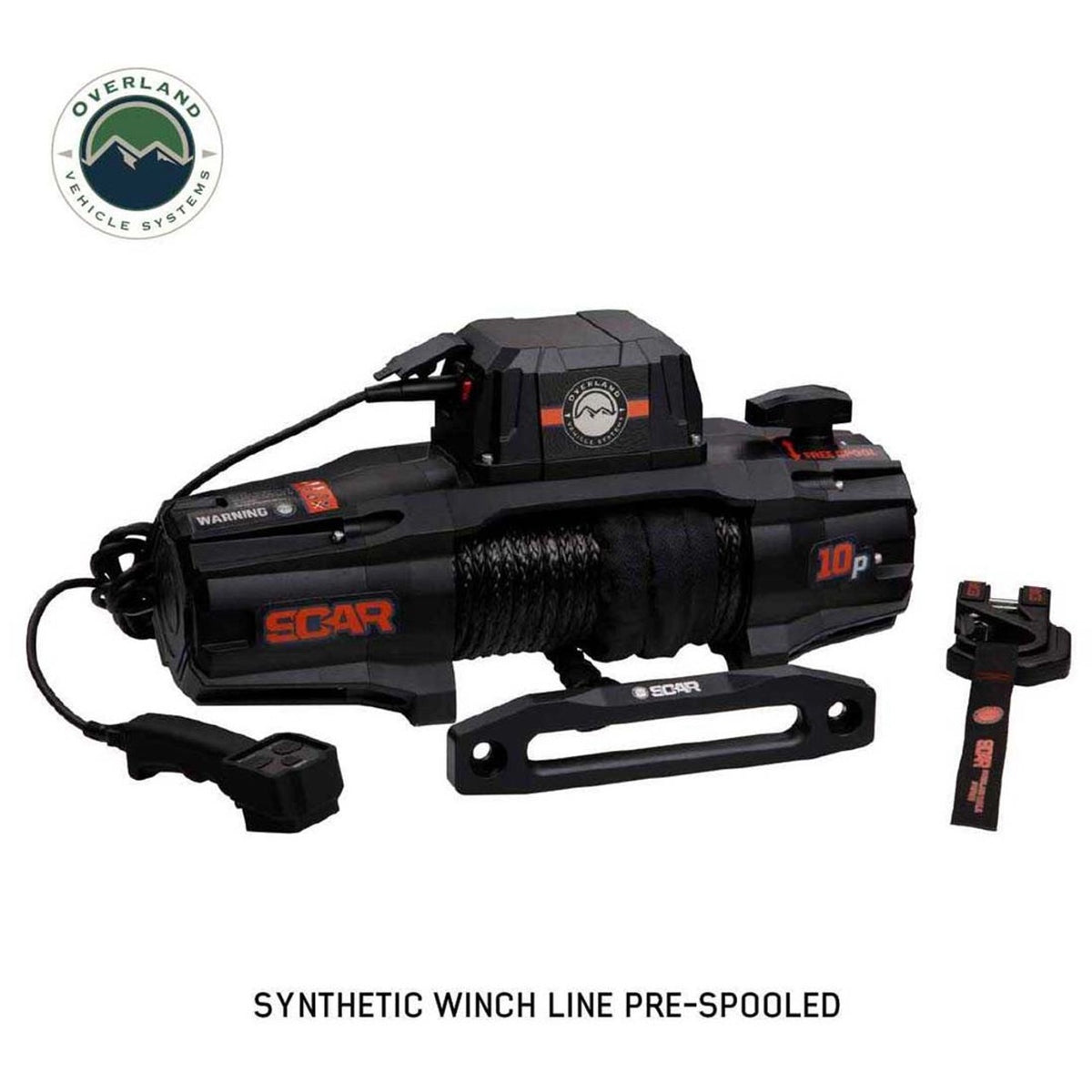SCAR 10 - 10,000 lb. Winch With Wireless Remote