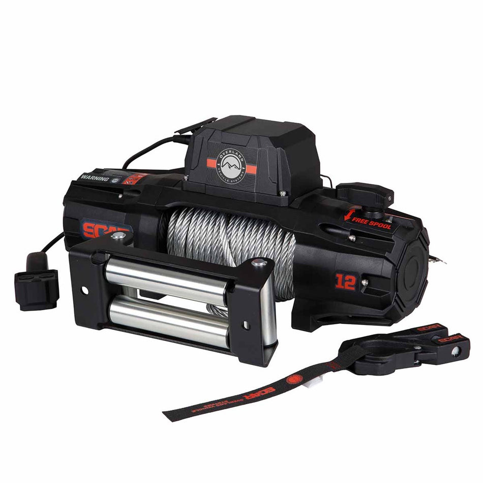 SCAR 12 - 12,000 lb. Winch With Wireless Remote