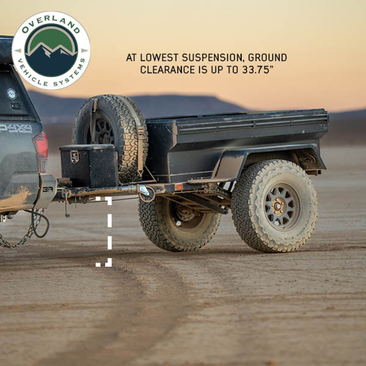 Off Road Trailer - Military Style W/Full Articulating Suspension
