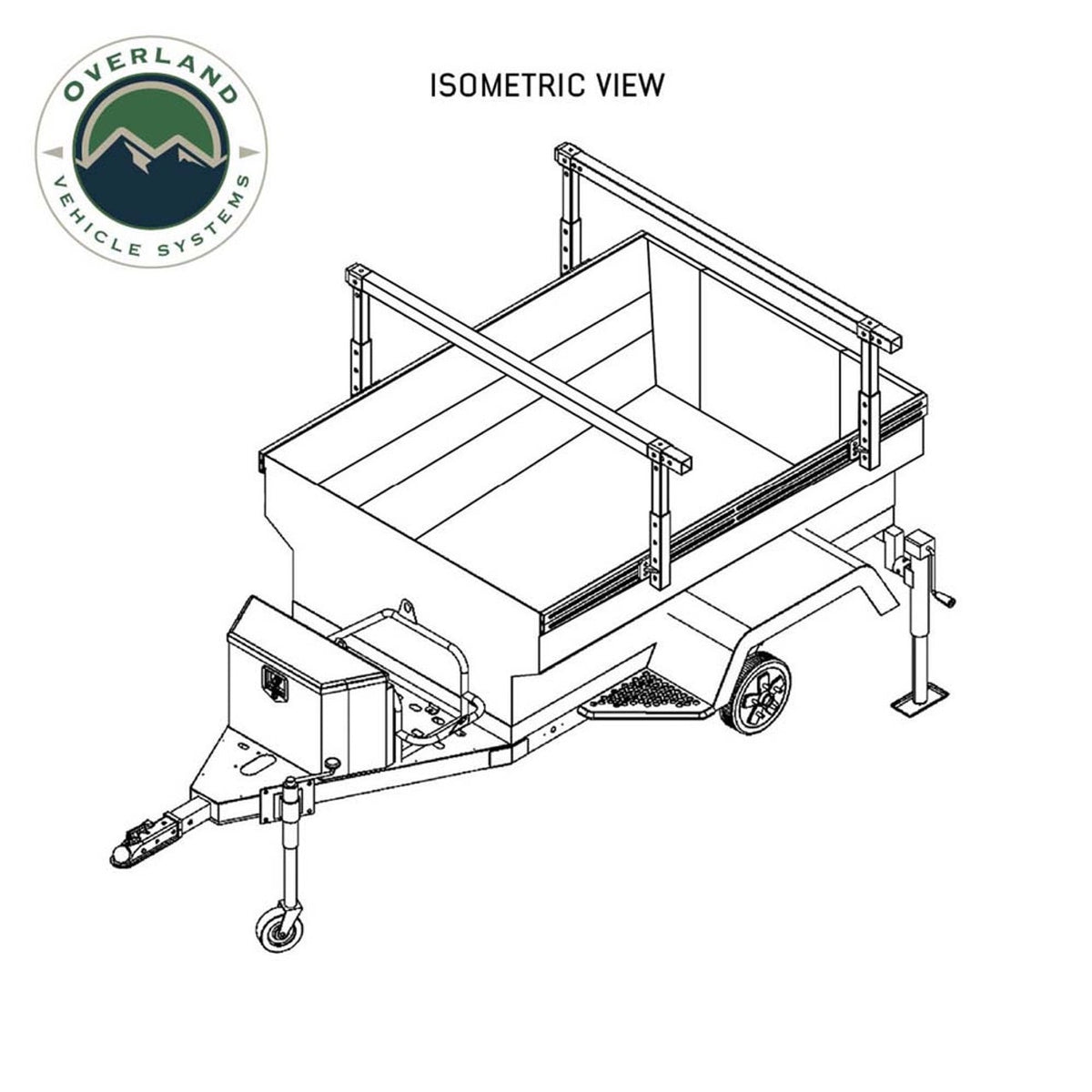 Off Road Trailer - Military Style W/Full Articulating Suspension
