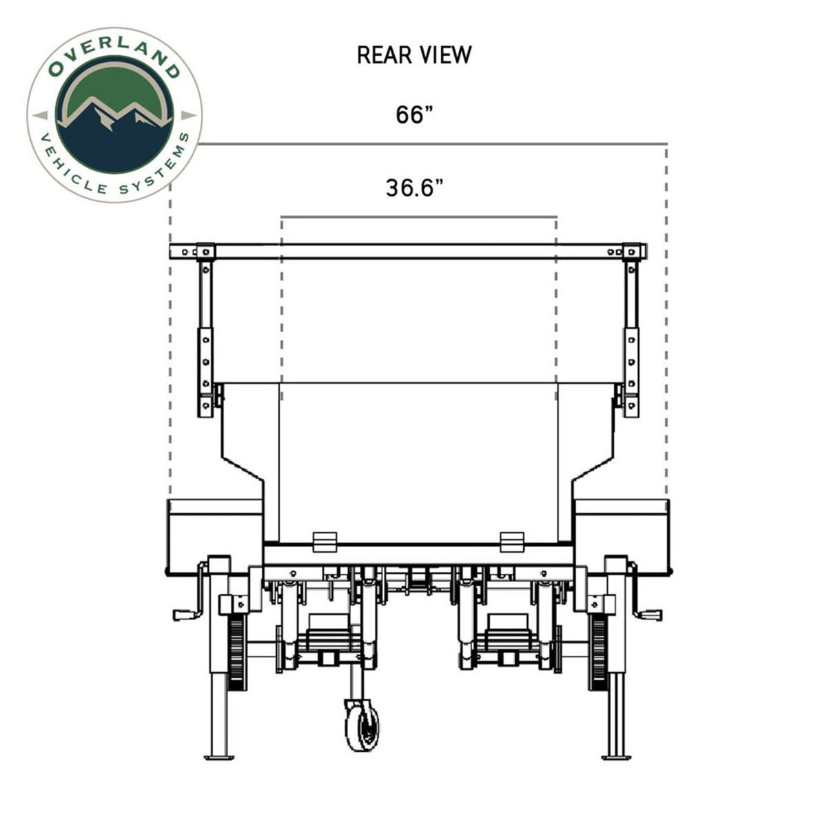 Off Road Trailer - Military Style W/Full Articulating Suspension