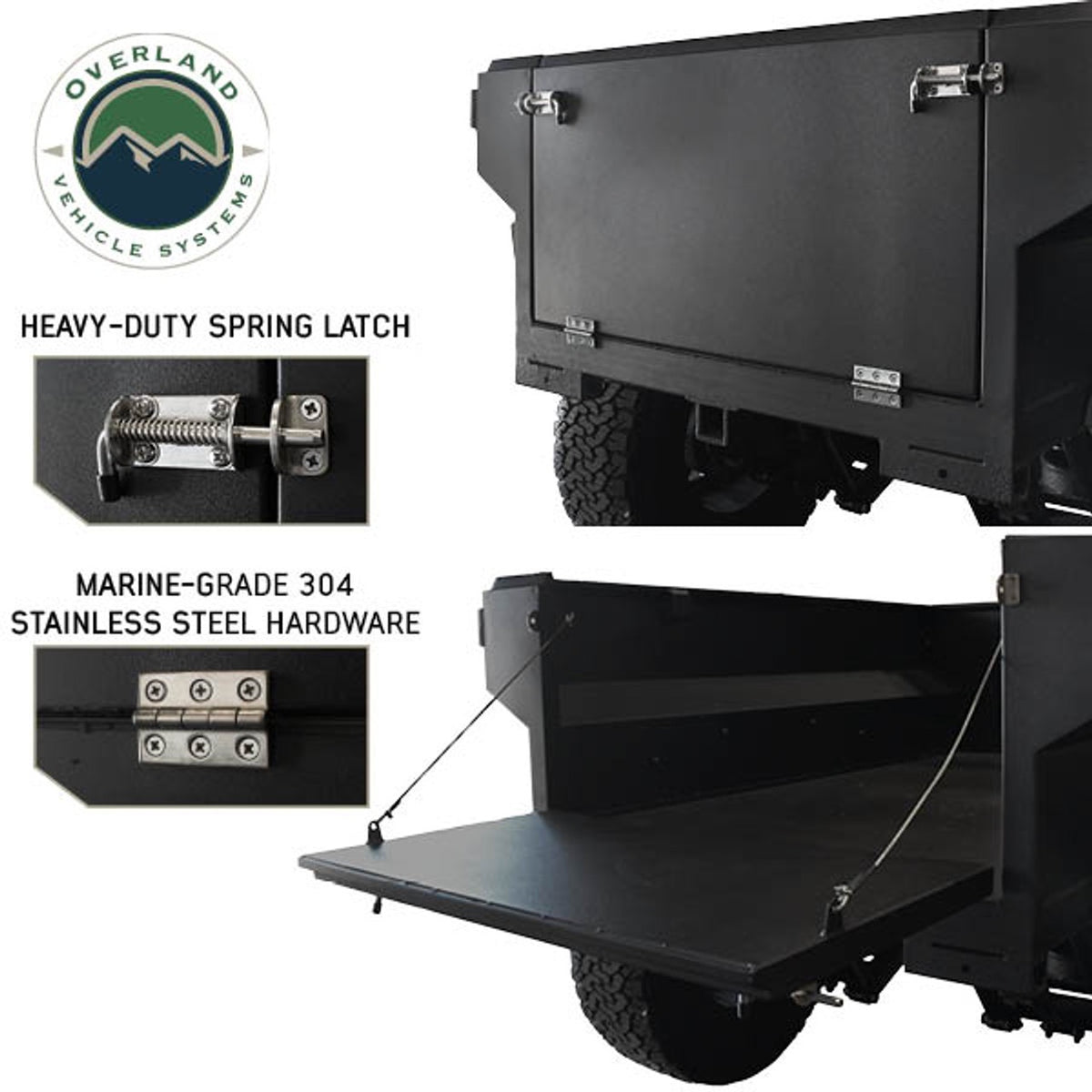 Off Road Trailer - Military Style W/Full Articulating Suspension