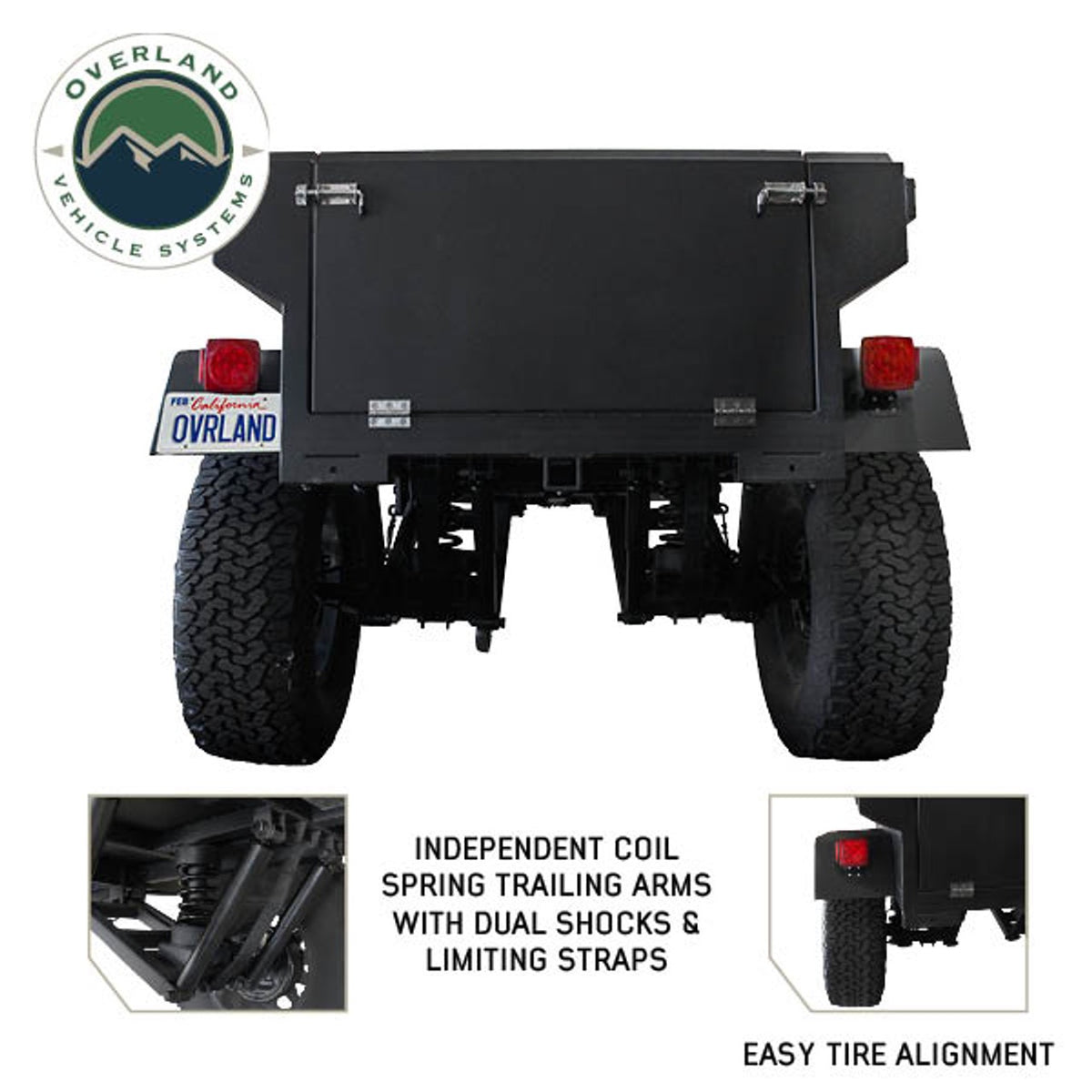 Off Road Trailer - Military Style W/Full Articulating Suspension