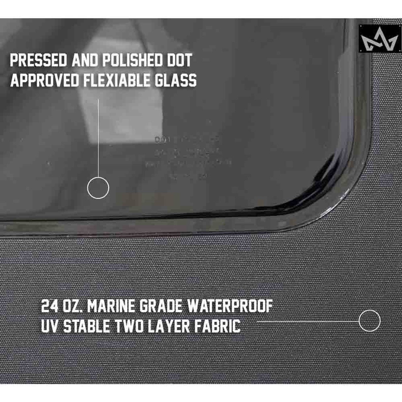 Premium Replacement Soft Top, Black Diamond With Tinted Windows - Jeep Wrangler Unlimited JK 4 Door 2010-2018