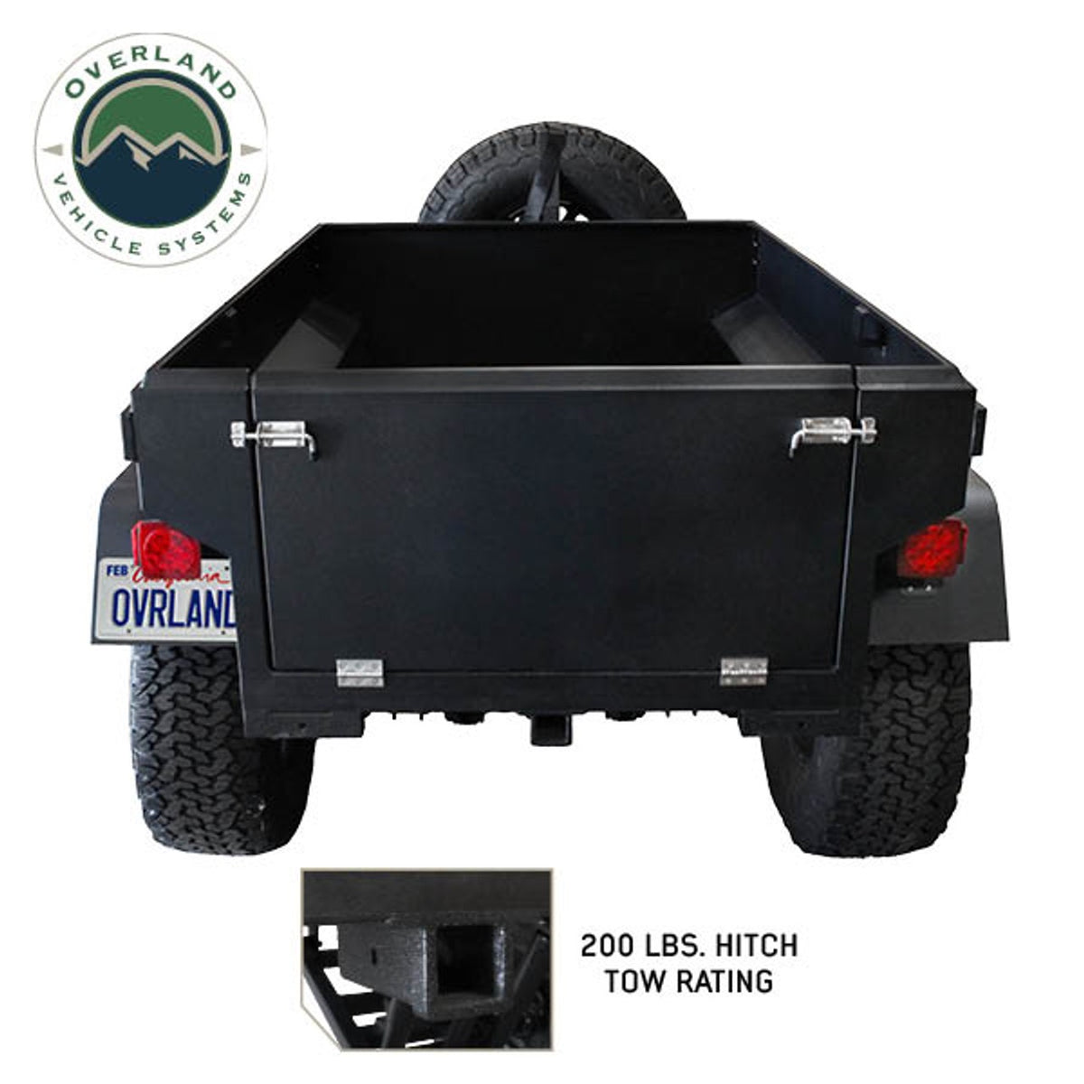 Off Road Trailer - Military Style W/Full Articulating Suspension
