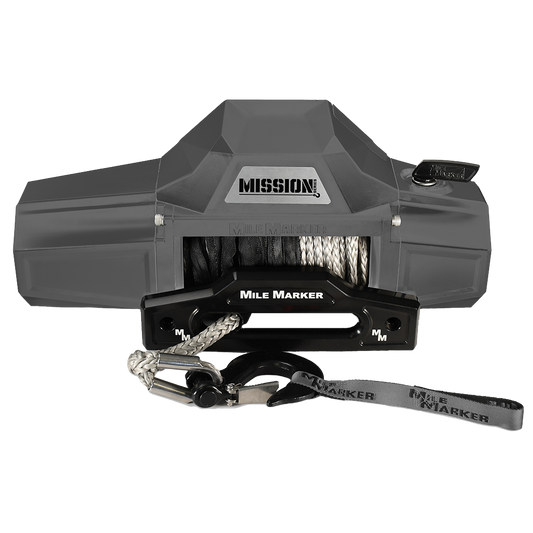 Image of the Mile Marker 12k Mission Winch in gray